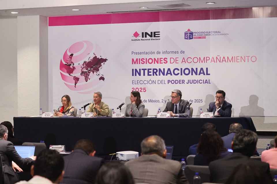 Reconocen esfuerzo del INE para garantizar el voto en la elección del Poder Judicial: Misiones de observación internacional Reconocen esfuerzo del INE para garantizar el voto en la elección del Poder Judicial: Misiones de observación internacional