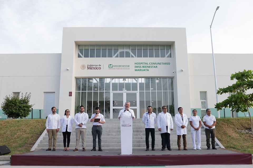 Gobierno estatal inaugura hospital comunitario del IMSS Bienestar en Maruata Gobierno estatal inaugura hospital comunitario del IMSS Bienestar en Maruata