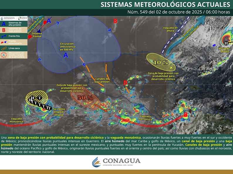 Pronóstico de lluvias puntuales muy fuertes para hoy jueves en Michoacán Pronóstico de lluvias puntuales muy fuertes para hoy jueves en Michoacán