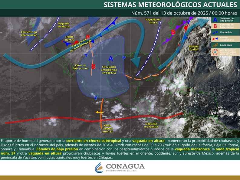 Pronóstico de chubascos con lluvias puntuales fuertes para hoy lunes en Michoacán Pronóstico de chubascos con lluvias puntuales fuertes para hoy lunes en Michoacán