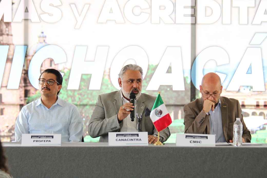 Promueve CANACINTRA Morelia cultura de acreditación y certificación Promueve CANACINTRA Morelia cultura de acreditación y certificación
