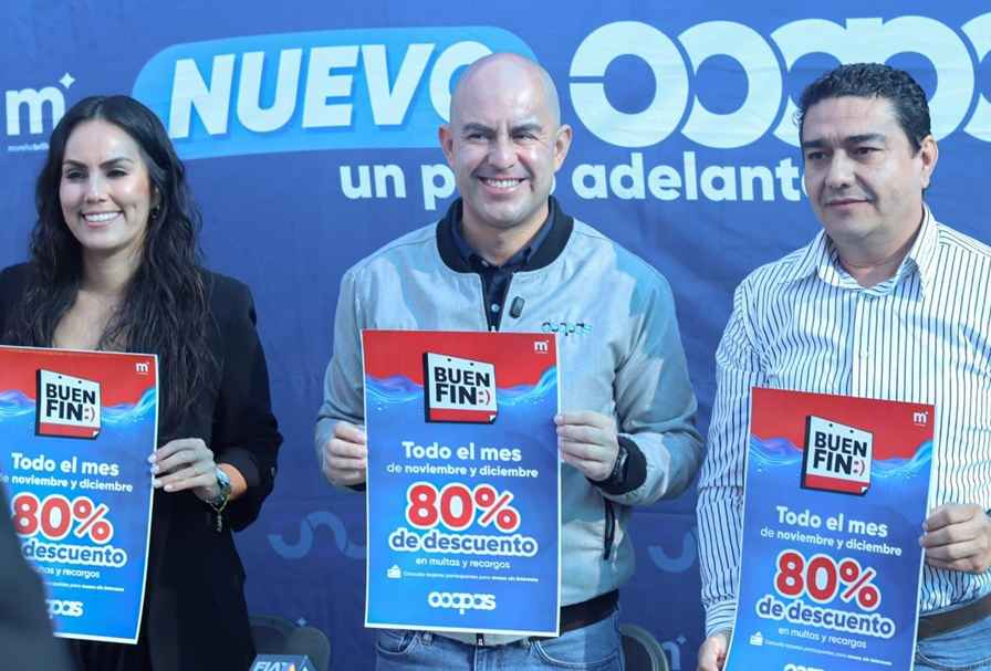 Ooapas de Morelia lanza descuentos de hasta el 80% por el Buen Fin 2025 Ooapas de Morelia lanza descuentos de hasta el 80% por el Buen Fin 2025
