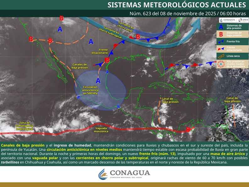 Pronóstico de lluvias aisladas para hoy sábado en Michoacán Pronóstico de lluvias aisladas para hoy sábado en Michoacán