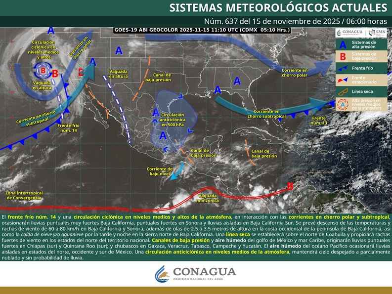Cielo parcialmente nublado a medio nublado durante el día, con lluvias aisladas en Michoacán Cielo parcialmente nublado a medio nublado durante el día, con lluvias aisladas en Michoacán