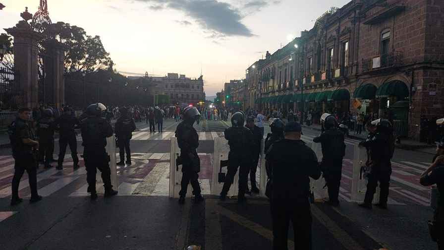 Resguardado Palacio de Gobierno tras actos vandálicos: gobierno estatal Resguardado Palacio de Gobierno tras actos vandálicos: gobierno estatal