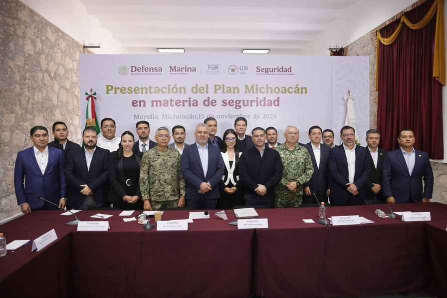 Plena coordinación en seguridad, refrendan Bedolla, Harfuch, Defensa y Semar Plena coordinación en seguridad, refrendan Bedolla, Harfuch, Defensa y Semar
