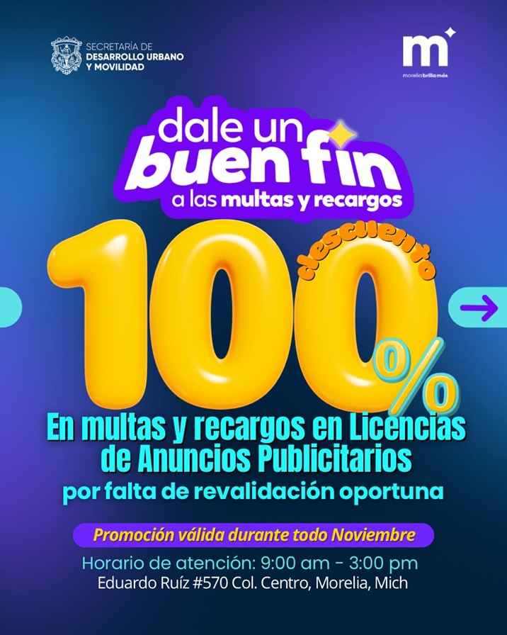 ¡Aprovecha en Morelia los descuentos del Buen Fin con la SEDUM! ¡Aprovecha en Morelia los descuentos del Buen Fin con la SEDUM!