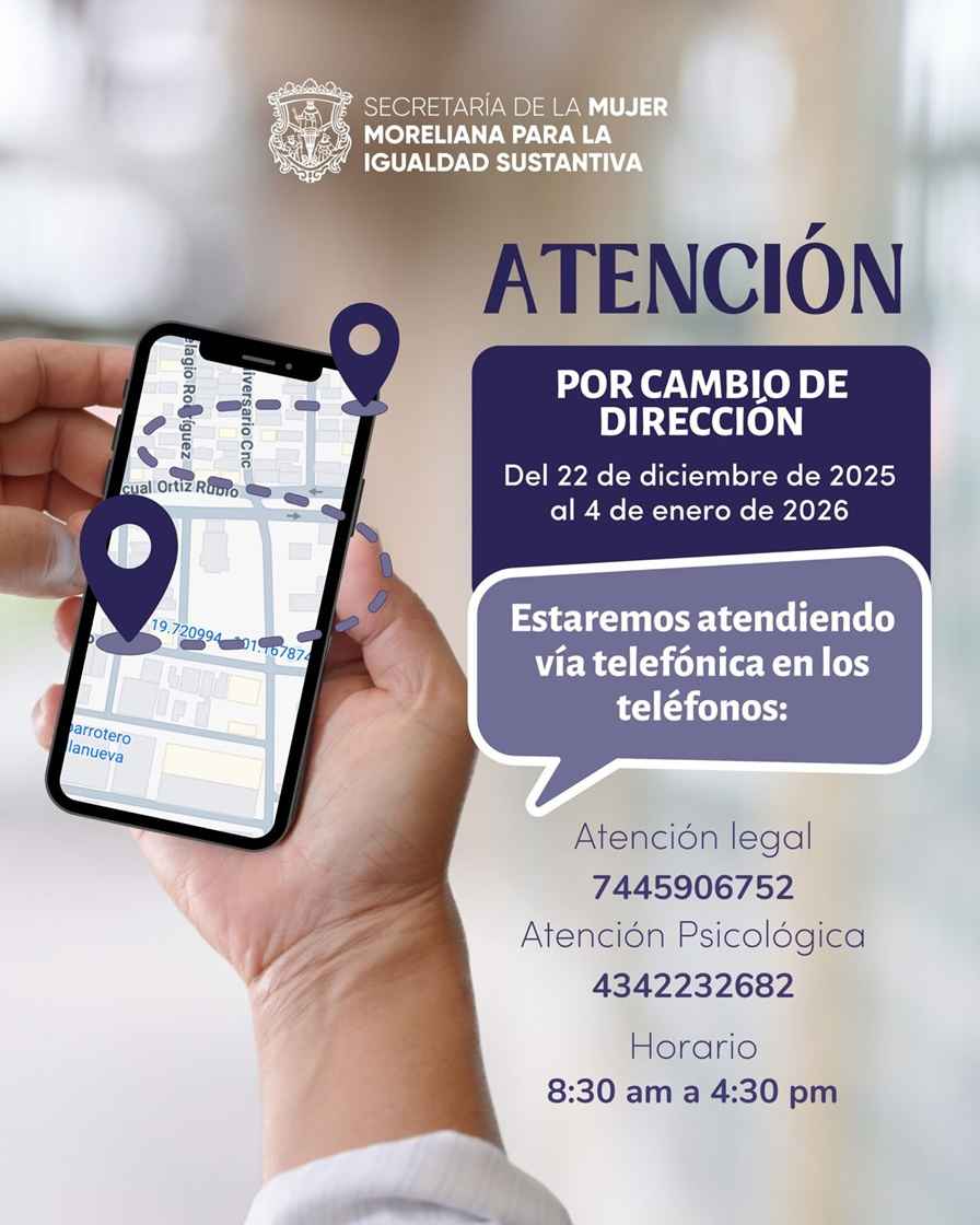 Semmujeris anuncia atención telefónica temporal Semmujeris anuncia atención telefónica temporal