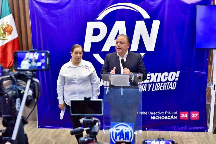 El Cártel de Morena se derrumba hasta en sus propias encuestas: PAN Michoacán El Cártel de Morena se derrumba hasta en sus propias encuestas: PAN Michoacán