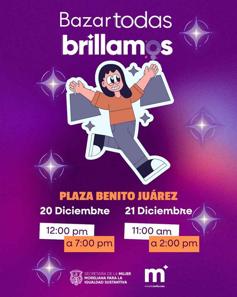 Semmujeris invita al Bazar ‘Todas Brillamos’, espacio para impulsar a mujeres emprendedoras Semmujeris invita al Bazar ‘Todas Brillamos’, espacio para impulsar a mujeres emprendedoras