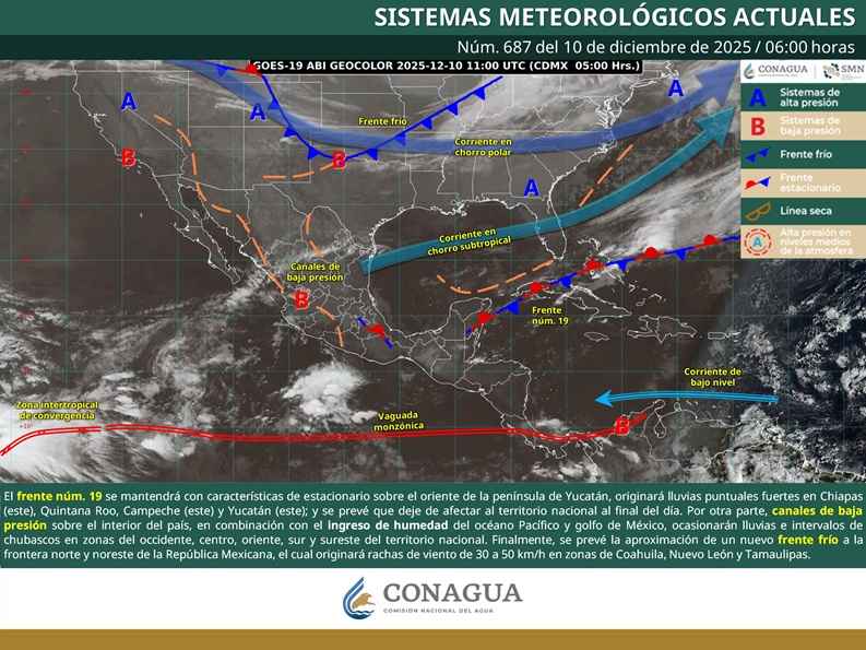 Pronóstico de intervalos de chubascos para hoy miércoles en Michoacán Pronóstico de intervalos de chubascos para hoy miércoles en Michoacán