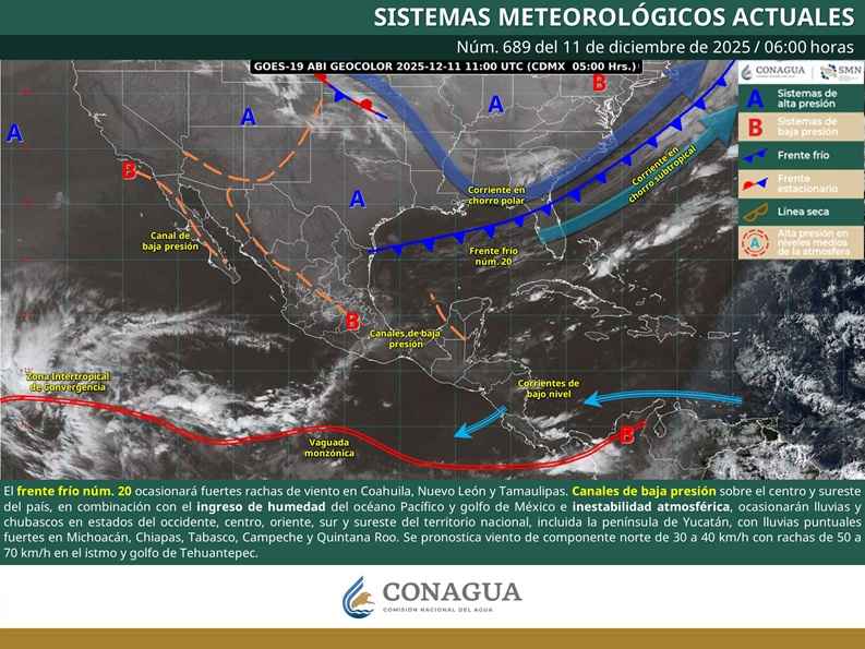 Para hoy jueves, se prevén lluvias puntuales fuertes en zonas de Michoacán Para hoy jueves, se prevén lluvias puntuales fuertes en zonas de Michoacán