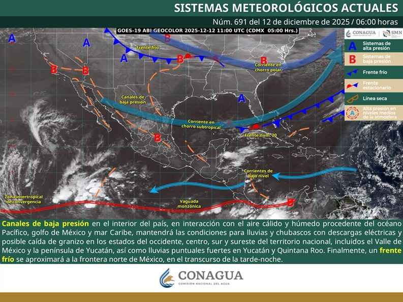 Cielo medio nublado a nublado con chubascos para hoy viernes en Michoacán Cielo medio nublado a nublado con chubascos para hoy viernes en Michoacán