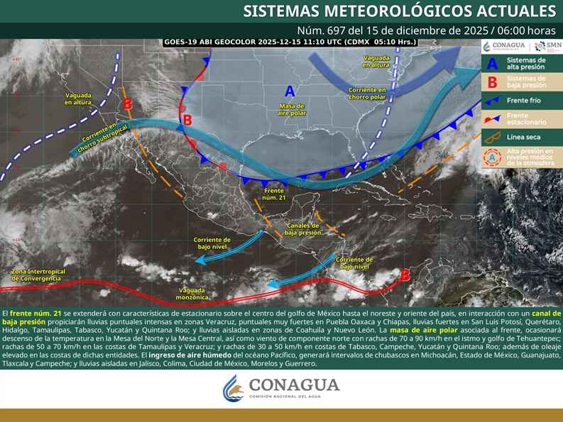 Cielo medio nublado a nublado con chubascos para hoy lunes en Michoacán Cielo medio nublado a nublado con chubascos para hoy lunes en Michoacán