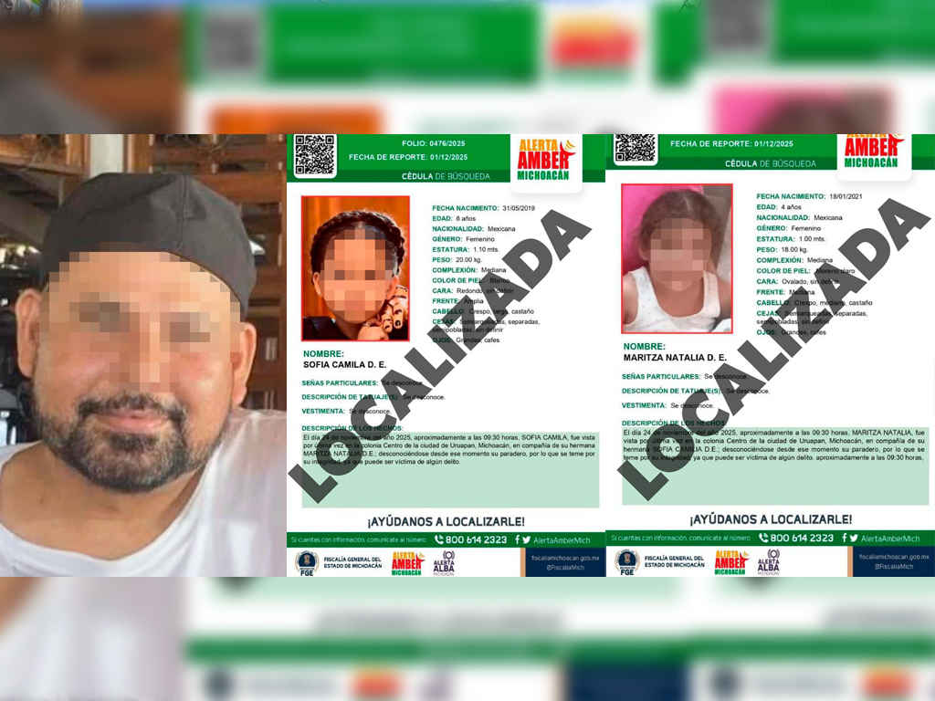 Localizan con vida en Nuevo León a menores y detienen a presunto feminicida de Maritza Localizan con vida en Nuevo León a menores y detienen a presunto feminicida de Maritza