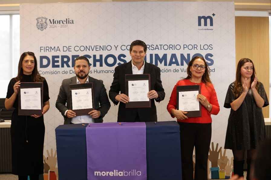 Gobierno de Morelia y CEDH fortalecen trabajo por los derechos humanos Gobierno de Morelia y CEDH fortalecen trabajo por los derechos humanos