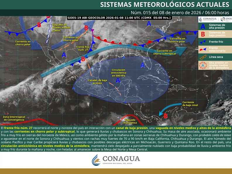 En el transcurso del día, cielo medio nublado con probabilidad de chubascos para hoy jueves en Michoacán En el transcurso del día, cielo medio nublado con probabilidad de chubascos para hoy jueves en Michoacán