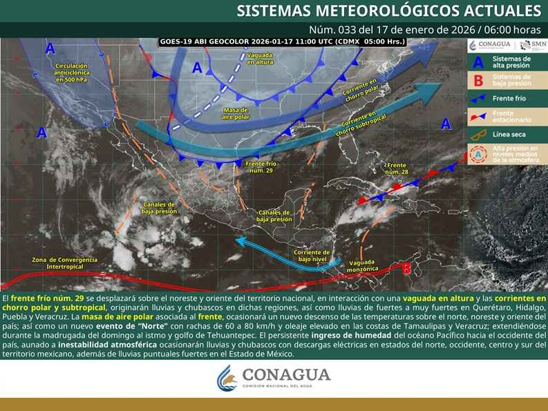 Pronóstico de cielo medio nublado a nublado durante el día; con intervalos de chubascos en Michoacán Pronóstico de cielo medio nublado a nublado durante el día; con intervalos de chubascos en Michoacán