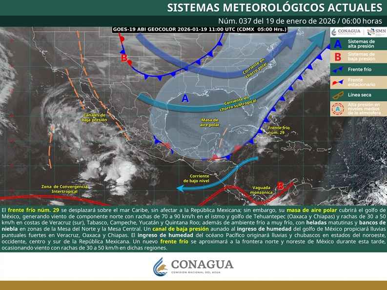 Cielo medio nublado a nublado durante el día, con intervalos de chubascos para hoy lunes en Michoacán Cielo medio nublado a nublado durante el día, con intervalos de chubascos para hoy lunes en Michoacán