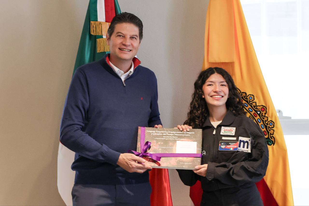 Agradece estudiante moreliana apoyo de Alfonso Martínez para obtener primer lugar en la NASA Agradece estudiante moreliana apoyo de Alfonso Martínez para obtener primer lugar en la NASA