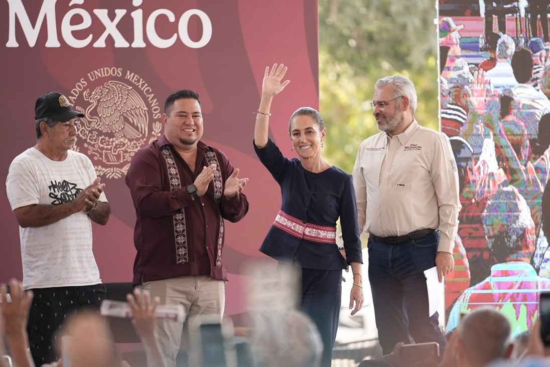 Con el Plan Michoacán por la Paz y la Justicia vamos a estar cerca y a dar resultados: Presidenta Claudia Sheinbaum desde Lázaro Cárdenas Con el Plan Michoacán por la Paz y la Justicia vamos a estar cerca y a dar resultados: Presidenta Claudia Sheinbaum desde Lázaro Cárdenas