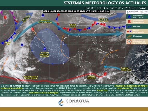 Pronóstico de intervalos de chubascos para hoy sábado en Michoacán Pronóstico de intervalos de chubascos para hoy sábado en Michoacán