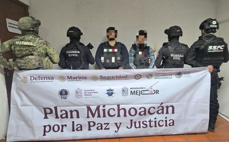 Detienen en Morelia a dos presuntos integrantes de una célula delictiva Detienen en Morelia a dos presuntos integrantes de una célula delictiva