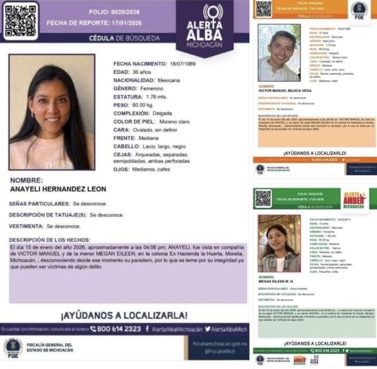 Familia reportada como desaparecida en Morelia, son localizados sin vida Familia reportada como desaparecida en Morelia, son localizados sin vida