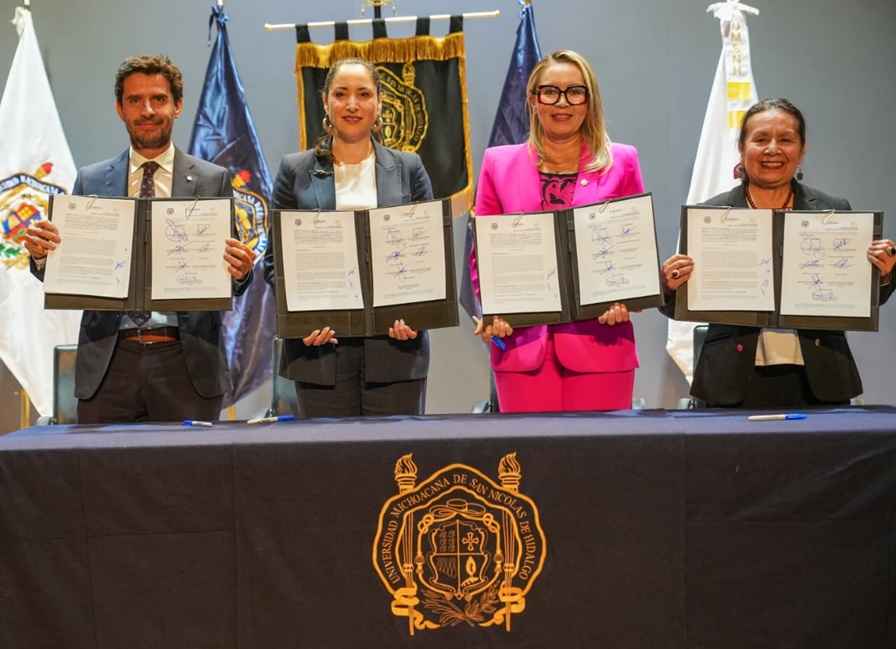 Se concreta alianza inédita para impulsar la paz a través de una política cultural en Michoacán; Secretaría de Cultura del Gobierno de México, UMSNH y UNESCO México signan convenio Se concreta alianza inédita para impulsar la paz a través de una política cultural en Michoacán; Secretaría de Cultura del Gobierno de México, UMSNH y UNESCO México signan convenio