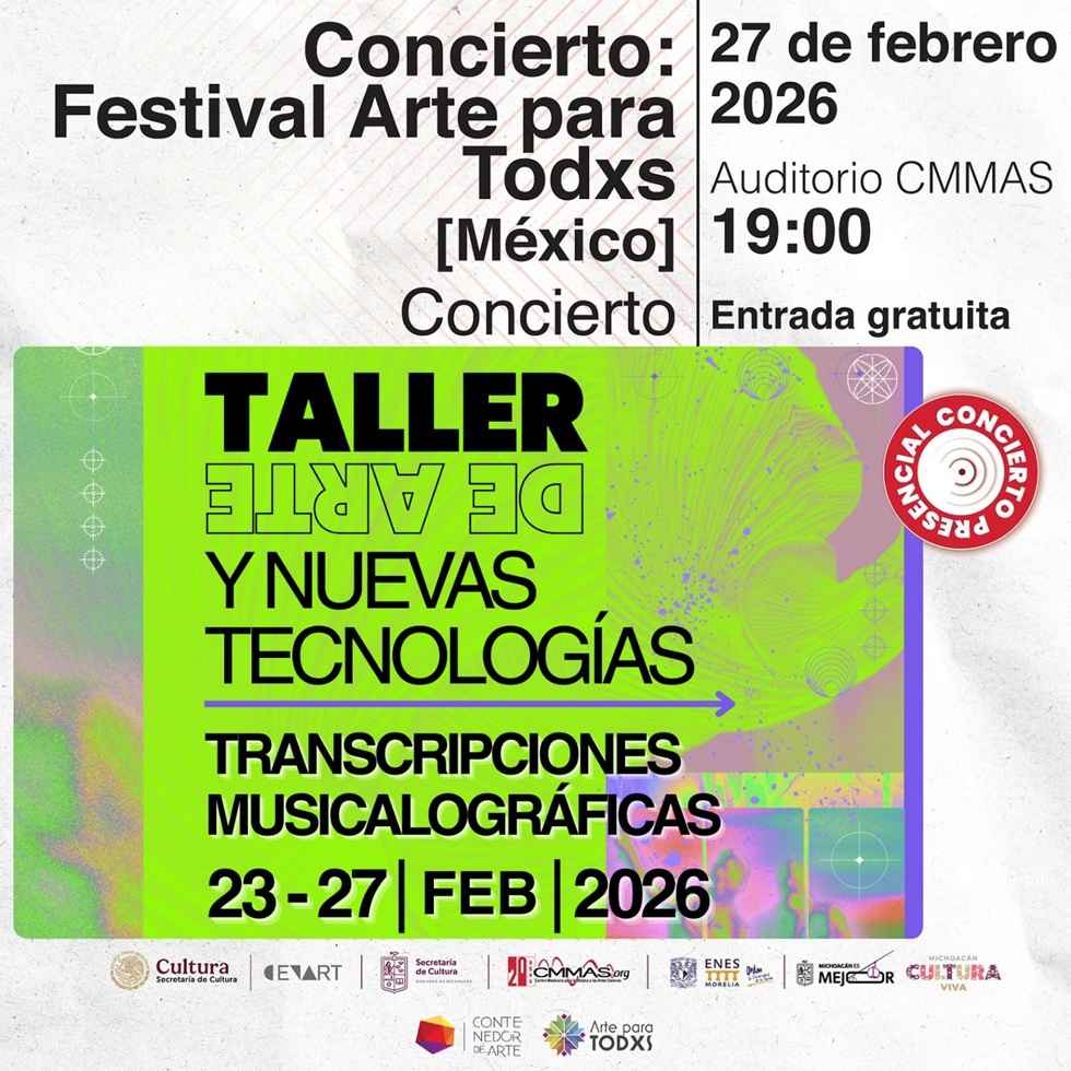 Secum invita a explorar la música en el concierto “Transcripciones Musicalográficas” Secum invita a explorar la música en el concierto “Transcripciones Musicalográficas”