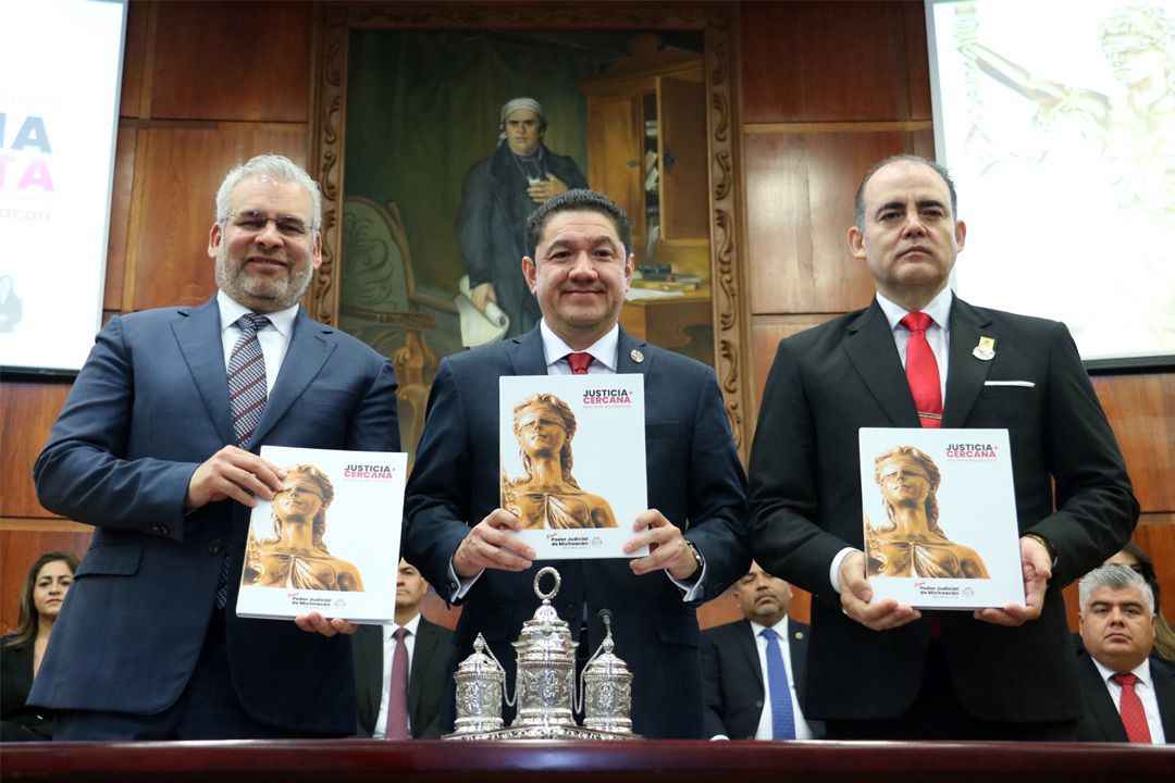 El Nuevo Poder Judicial de Michoacán avanza hacia una consolidación de justicia completa: Hugo Gama El Nuevo Poder Judicial de Michoacán avanza hacia una consolidación de justicia completa: Hugo Gama