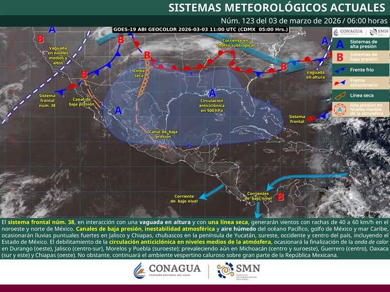 Pronóstico de ambiente cálido a caluroso en la región, prevaleciendo la onda de calor en Michoacán Pronóstico de ambiente cálido a caluroso en la región, prevaleciendo la onda de calor en Michoacán