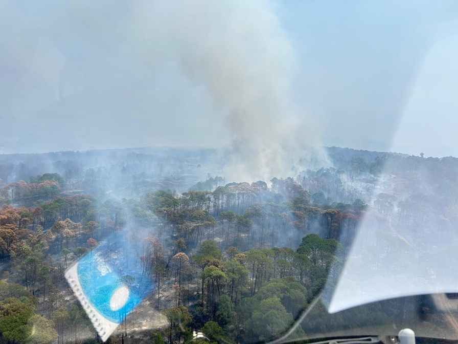 Controlado el 90 % del incendio forestal en el Área Natural Protegida de Tzitzio Controlado el 90 % del incendio forestal en el Área Natural Protegida de Tzitzio