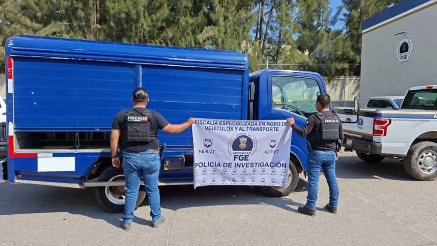 Acción operativa de la FGE permite recuperar camión de carga robado con violencia Acción operativa de la FGE permite recuperar camión de carga robado con violencia