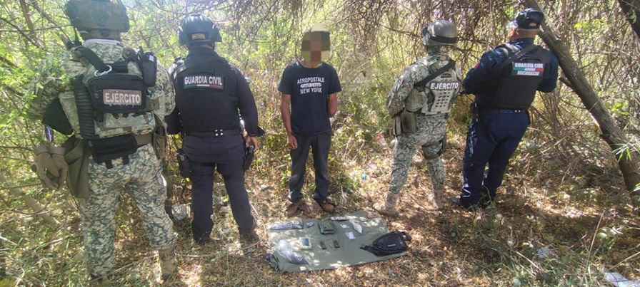 Un detenido en posesión de un arma de fuego y droga en Puruándiro Un detenido en posesión de un arma de fuego y droga en Puruándiro
