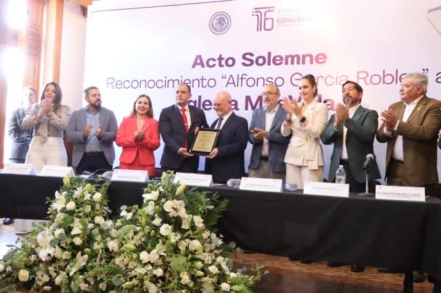 Congreso del Estado entrega a la Iglesia MasVida el Reconocimiento “Alfonso García Robles” Congreso del Estado entrega a la Iglesia MasVida el Reconocimiento “Alfonso García Robles”
