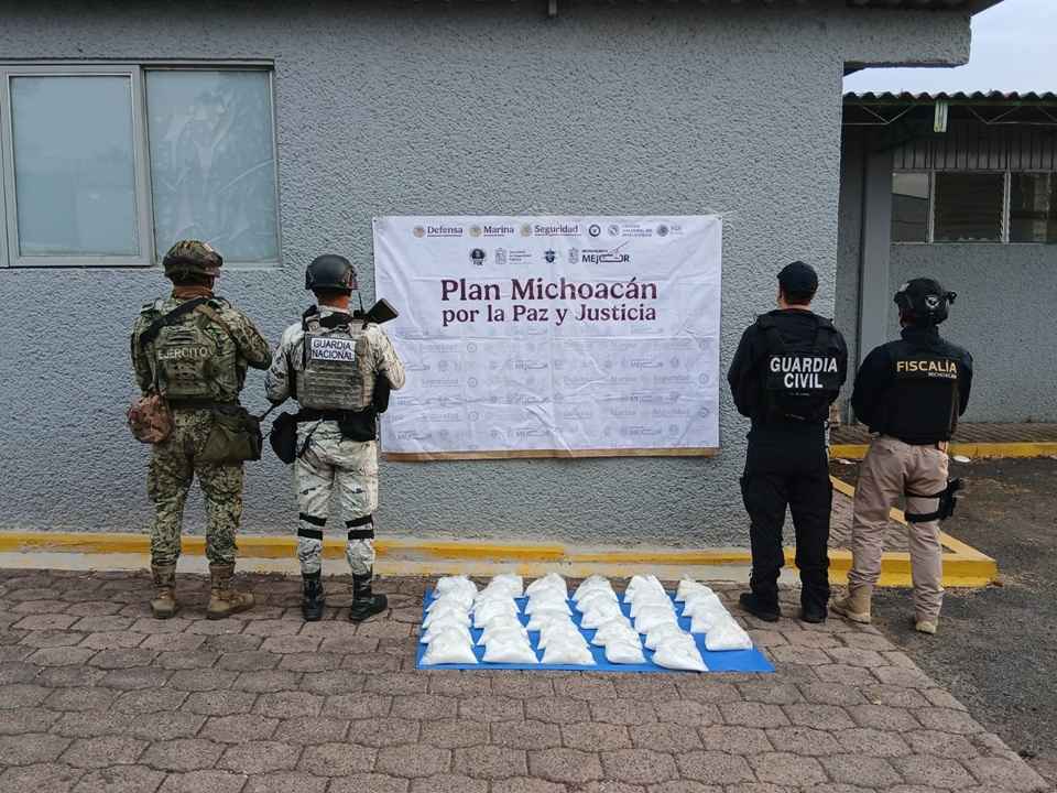 Golpe al narcotráfico: aseguran medio mdp en droga en Morelia Golpe al narcotráfico: aseguran medio mdp en droga en Morelia