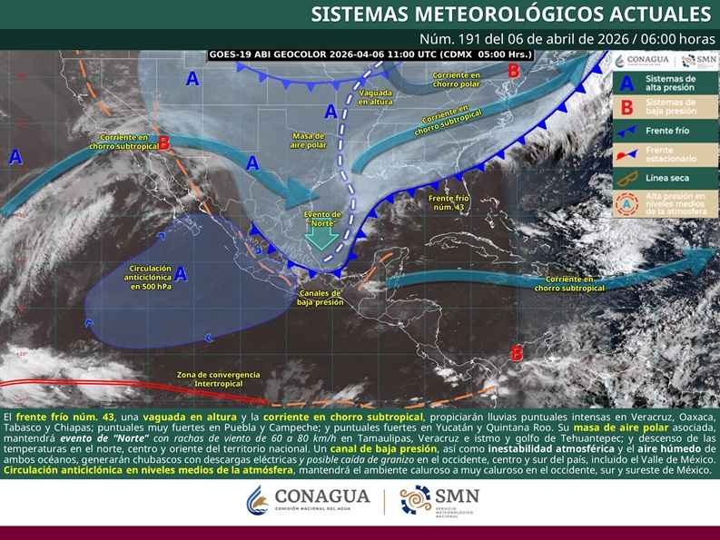Pronóstico de cielo medio nublado a nublado con chubascos y posible caída de granizo en Michoacán Pronóstico de cielo medio nublado a nublado con chubascos y posible caída de granizo en Michoacán
