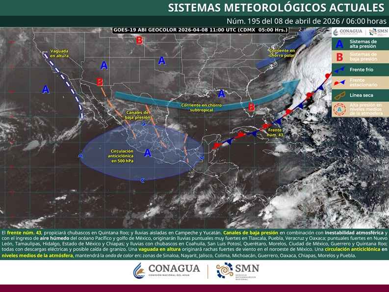 Pronóstico de ambiente caluroso a muy caluroso, prevaleciendo la onda de calor en Michoacán Pronóstico de ambiente caluroso a muy caluroso, prevaleciendo la onda de calor en Michoacán