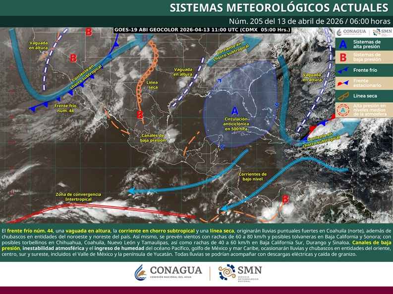 Pronóstico de cielo medio nublado con lluvias aisladas para hoy lunes en Michoacán Pronóstico de cielo medio nublado con lluvias aisladas para hoy lunes en Michoacán