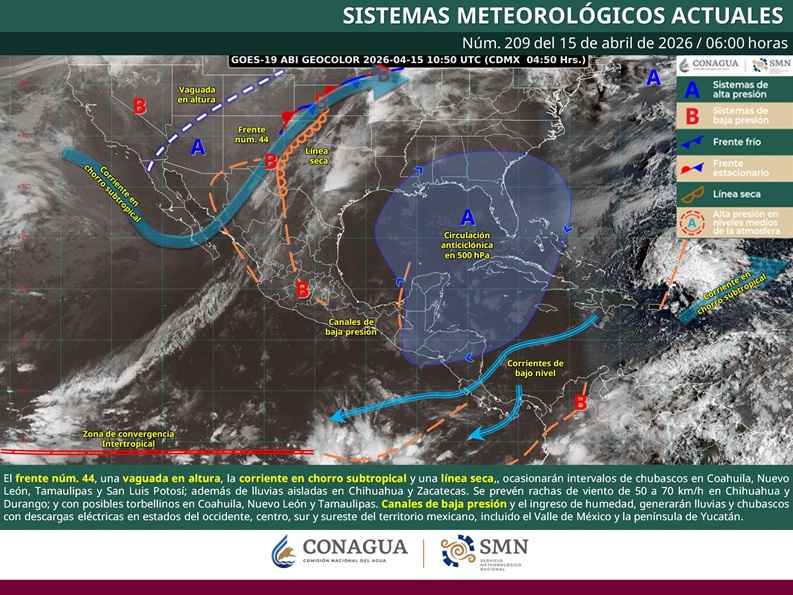 Pronóstico de cielo medio nublado con lluvias aisladas en Michoacán Pronóstico de cielo medio nublado con lluvias aisladas en Michoacán