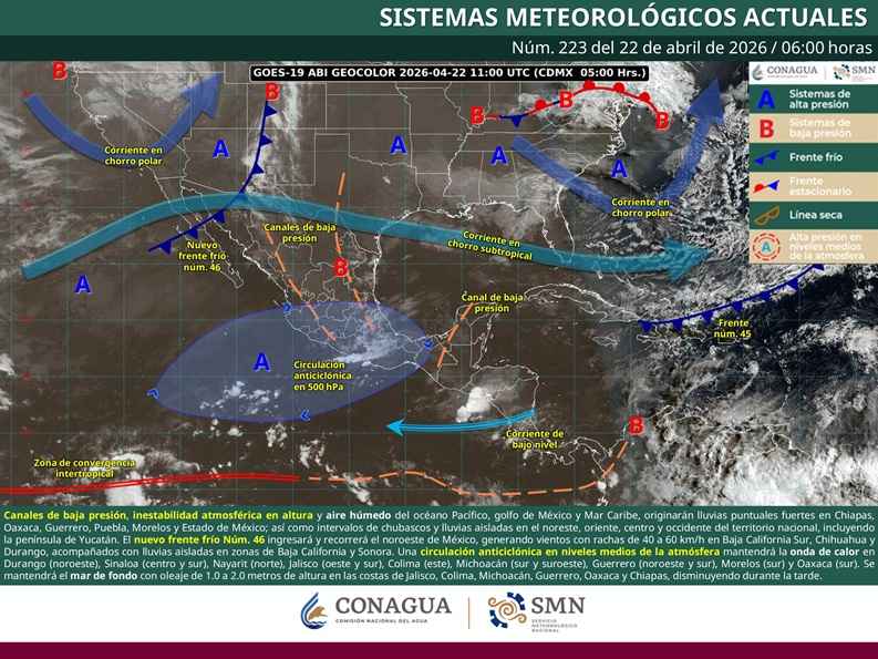 Pronóstico de ambiente muy caluroso, con probabilidad de lluvias en zonas de Michoacán Pronóstico de ambiente muy caluroso, con probabilidad de lluvias en zonas de Michoacán