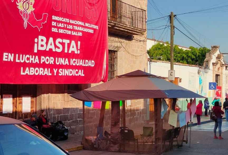 Manifestantes responden a la SSM y sostienen que no impiden pagos de esta quincena Manifestantes responden a la SSM y sostienen que no impiden pagos de esta quincena