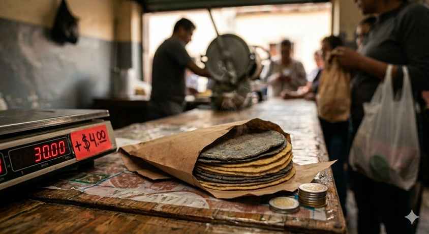 El «Tortillazo» es una realidad: El kilo sube hasta 4 pesos El «Tortillazo» es una realidad: El kilo sube hasta 4 pesos