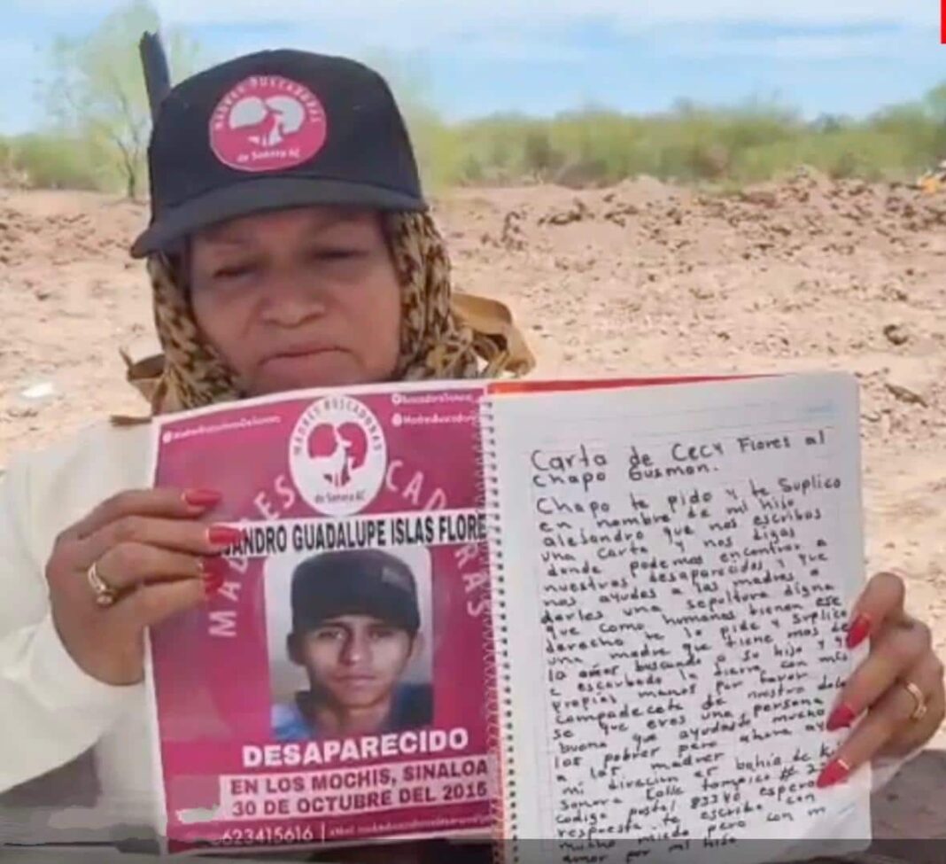 Ceci Flores, desde Sinaloa, busca respuestas con el «Chapo» Guzmán Ceci Flores, desde Sinaloa, busca respuestas con el «Chapo» Guzmán