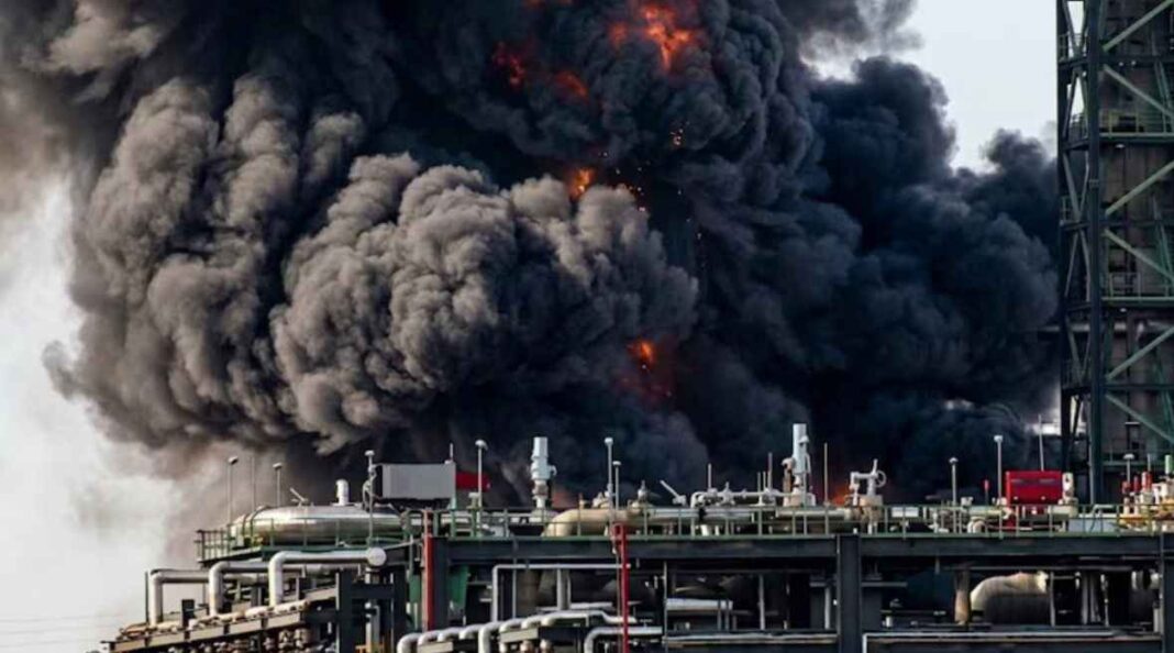 Registran nuevo incendio en la refinería de Dos Bocas; Pemex descarta lesionados Registran nuevo incendio en la refinería de Dos Bocas; Pemex descarta lesionados