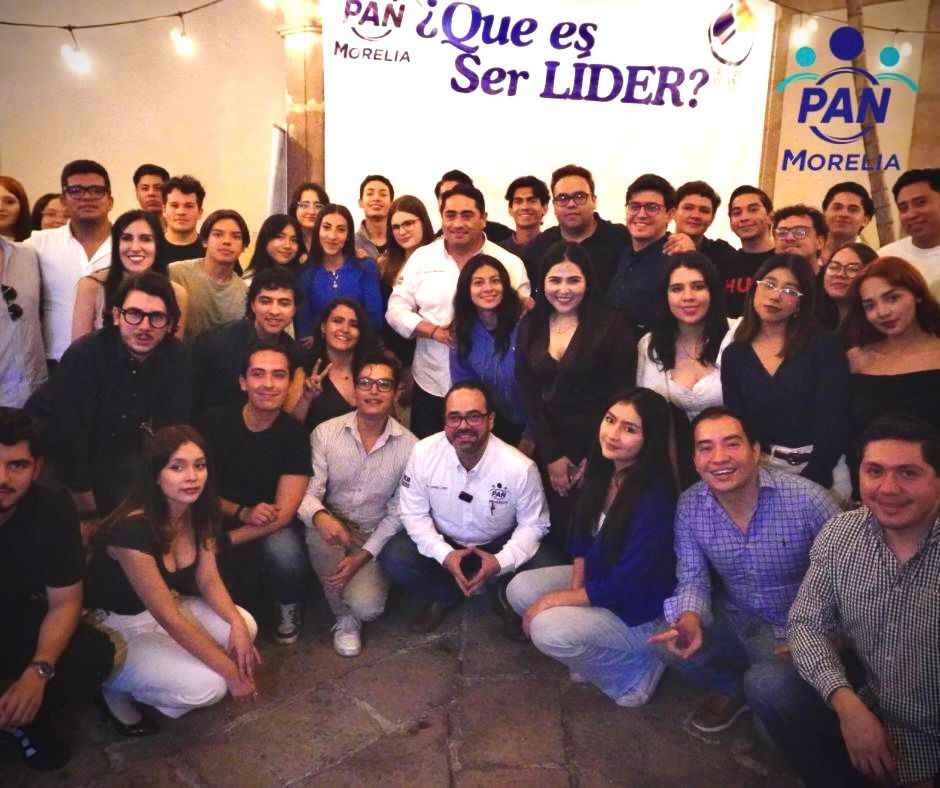 Jóvenes del PAN Morelia fortalecen su liderazgo con diálogo abierto y formación política de alto nivel Jóvenes del PAN Morelia fortalecen su liderazgo con diálogo abierto y formación política de alto nivel