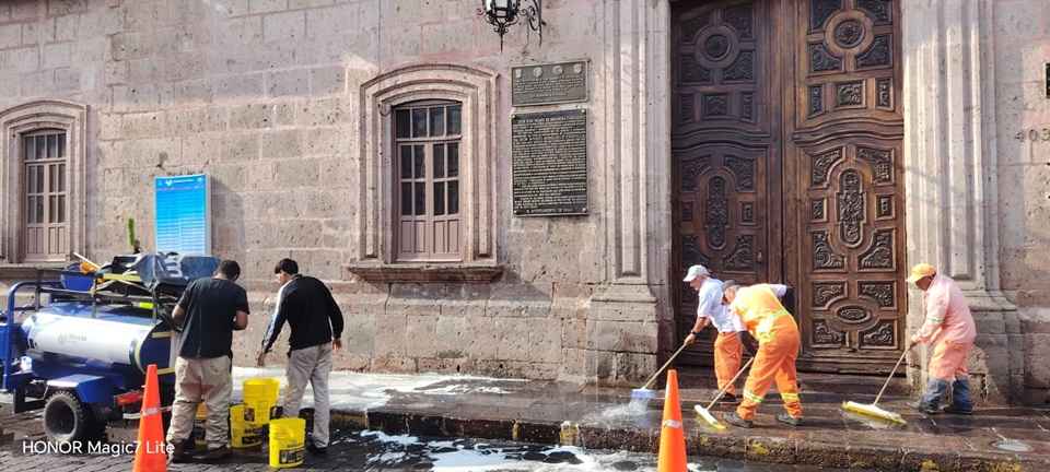 Interviene Gobierno de Morelia espacios públicos Interviene Gobierno de Morelia espacios públicos