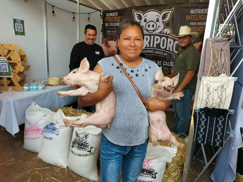 Gobierno de Morelia fomenta la producción porcina en la Agrotegan Gobierno de Morelia fomenta la producción porcina en la Agrotegan