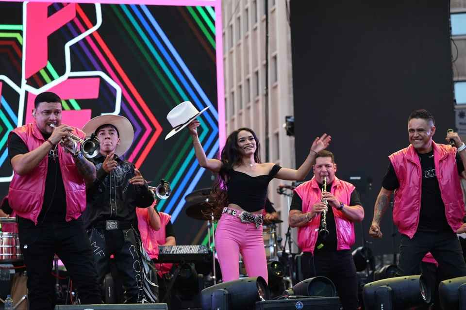 Banda La Más Fresona prende festejos del 485 Aniversario de Morelia Banda La Más Fresona prende festejos del 485 Aniversario de Morelia